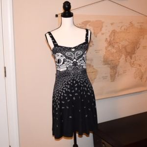 Hot Topic Sugar Skull Skater Dress